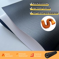 Bâche en PVC double face enduite, pliable, 650 GSM, pour tuyau de ventilation portable
