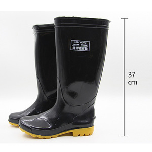 Botas de Lluvia Ocean Deer, Botas de Trabajo Impermeables de PVC hasta la Pantorrilla, Suela Antideslizante, Unisex - Product Image 1