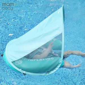 Mambobaby tự bơm phồng <span class=keywords><strong>3</strong></span> đến 24 tháng bé nổi với tán không thấm nước bán nóng tùy chỉnh bơi di động nổi - Product Image 6