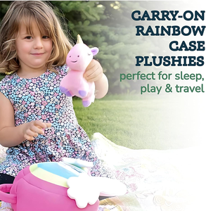Peluches Personalizados Súper Suaves y Coloridos con Estuche de Transporte Arcoíris, Juego de Animales de Peluche de Unicornio <span class=keywords><strong>para</strong></span> Niños, <span class=keywords><strong>Animal</strong></span> <span class=keywords><strong>Crossing</strong></span> - Product Image 2