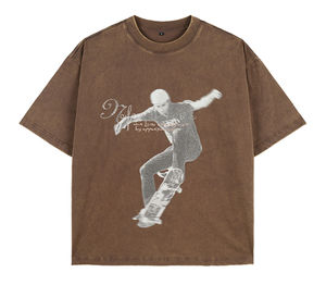 เสื้อยืดผ้าฝ้ายลายกรด DTG สำหรับ119เสื้อยืดแนวสตรีทเสื้อยืดผ้าฝ้ายลายกราฟิกไซส์ใหญ่พิเศษเสื้อยืดใช้ได้ทั้งผู้ชายและผู้หญิง - Product Image 1