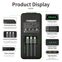 Station d'alimentation portable Topowerfull TP6000, batterie externe magnétique sans fil, batterie Li-polymère, ABS+Métal ignifuge, Micro USB