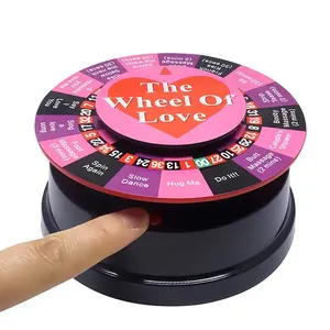 Mini juego sexual divertido en inglés, rueda de <span class=keywords><strong>ruleta</strong></span> electrónica, tocadiscos Sexy para amantes, juegos de amantes, juguetes de entretenimiento - Product Image 1