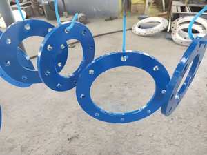 DN50, PN50 Fbe Revêtement PE Poudre Revêtement bride A182 F316 Anneau de Bêche Brides aveugles - Product Image 4