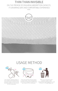 Tovagliolo sanitario Carefree mestruale monouso in cotone Ultra sottile ad alto assorbimento - Product Image 4