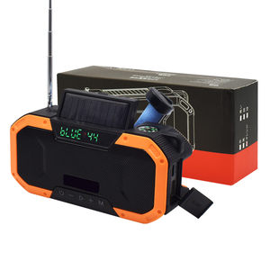 <span class=keywords><strong>Radio</strong></span> solaire portable multifonction avec chargeur de smartphone, haut-parleur, Bluetooth, lecteur de cartes TF, <span class=keywords><strong>radio</strong></span> AM/FM et <span class=keywords><strong>radio</strong></span> d'urgence à manivelle - Product Image 2