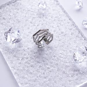 Tablero transparente acrílico con efecto de ondulación de agua a rayas, Cosméticos simples, accesorios de tiro para decoración de uñas para posar, tablero de <span class=keywords><strong>fondo</strong></span> - Product Image 2