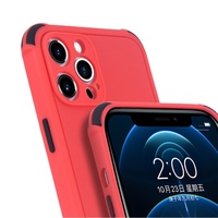 Coque de téléphone portable en TPU, antichoc, en Silicone, de couleur bonbon, dépoli, pour iPhone 13 12 Pro Max 11 8 plus, 2.0mm, nouveau, meilleure vente