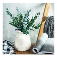 17 "daun eukaliptus kering alami, aroma gantung tanaman asli batang kayu putih & bunga Lavender untuk mandi rumah