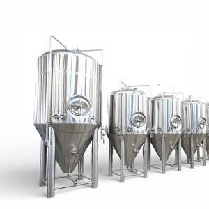 Mejor Precio, Tanque de Fermentación Cónico para Cerveza Artesanal de 500L, Acero Inoxidable 304, con Chaqueta - Product Image 1