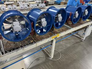 400mm 500mm 1000mm Nhôm lưỡi nhiệt độ cao Quạt hướng trục cho thuốc lá nướng - Product Image 4