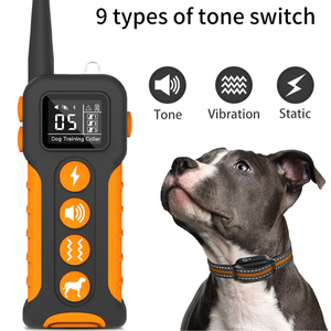 NOUVEAU Collier antichoc pour chien Collier de dressage pour chien avec télécommande pour petits chiens moyens et grands, rechargeable et étanche