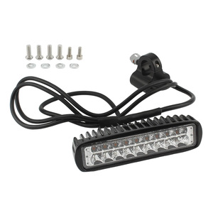 Barra de luces LED todoterreno ZUQING, 18 luces LED, 35W, 12V, doble fila, con soporte de montaje para motocicleta y bicicleta - Product Image 1