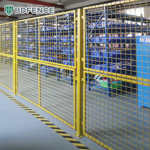 Clôture de sécurité pour atelier, personnalisable, amovible, modulaire, en métal, équipement de protection pour usine industrielle - Product Image 4