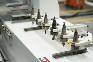 블루 엘리펀트 CNC EM610 합판 가구 캐비닛 및 도어 목재 드릴링 머신 도어 락 드릴링 자동 공구 교체 기능 포함 - Product Image 5