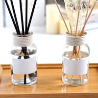 Diffuseur de roseaux parfumés pour décoration de maison de luxe Bâton de parfum Diffuseur de roseaux écologique Bouteille en verre Diffuseur de roseaux d'huile essentielle