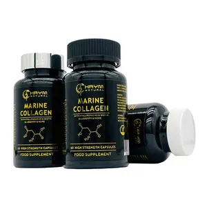 OEM Advanced Marine Collagen Complex Superfood Vitamin Boosted Capsules For Glowing Hair Skin Nails