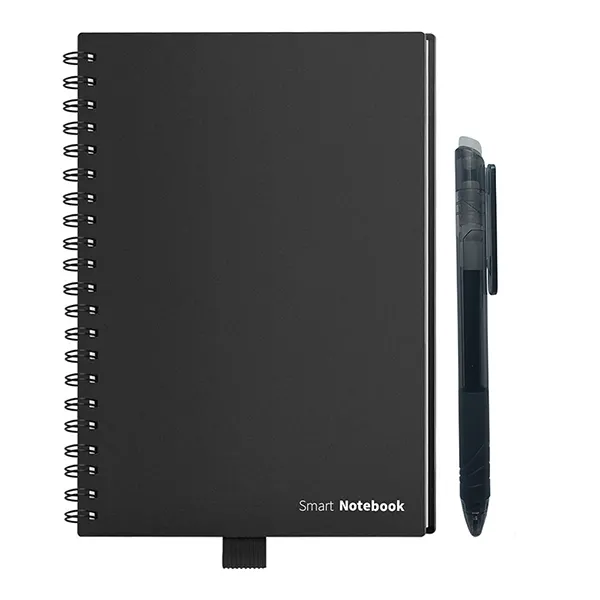 Carnet réutilisable A5 Rocketbook Fusion Smart en papier de pierre étanche avec code QR