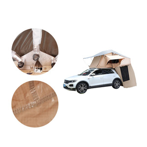 เต็นท์หลังคารถยนต์แบบ 4WD สำหรับแคมป์ปิ้ง ลดราคาพิเศษ กันน้ำ พร้อมห้องเสริมแบบนุ่ม ติดตั้งบนหลังคารถโดยอัตโนมัติ พร้อมบันไดอลูมิเนียม รองรับ 4 คน สำหรับการเดินทางแบบ Overland - Product Image 5