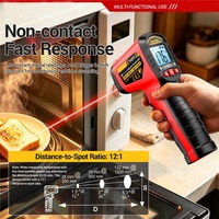 Thermomètres infrarouges laser haute température (-50~400°C) pour barbecue, four et industrie