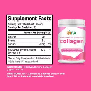Collagène hydrolysé de bovins nourris à l'herbe sous marque blanche – Améliore la santé de la peau, des ongles et de l'appareil digestif – Boisson beauté au collagène - Product Image 2