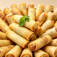 1oz Rouleaux de printemps aux légumes surgelés, Rouleaux de printemps croustillants pour cocktail, 28g, Apéritif, Vente en gros usine, Certifié HACCP