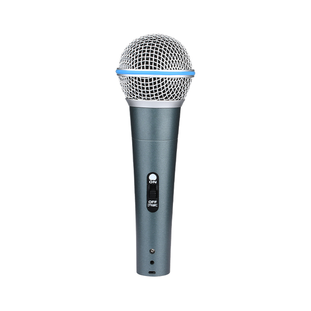 Pro Wired Dynamic Mic, Cardioid, Wide-Range Frequency, High Sensitivity, OEM Support, for Vocal Stage Studio, Factory Wholesale