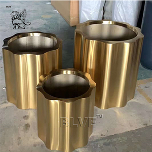 Macetas de Flores de <span class=keywords><strong>Metal</strong></span> Personalizadas BLVE, Diseño Moderno, Macetas Grandes de Acero Inoxidable Dorado - Product Image 3