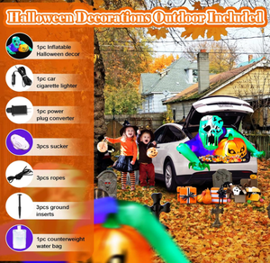 <span class=keywords><strong>Zombie</strong></span> rampant gonflable d'Halloween avec citrouille, décoration extérieure lumineuse à LED - Product Image 5