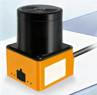 Lidar laser infrarouge de sécurité de bonne qualité 270 °   Détection d'obstacles 5m PNP 2D pour AGV, AMR, cellule robotisée, sécurité des entrepôts