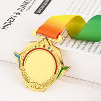 Médailles de course sportives personnalisées à impression thermique, design économique, pour football et marathon, vente en gros