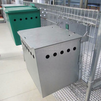 Nichoir pour lapins en acier galvanisé à chaud, cage de reproduction pour lapins