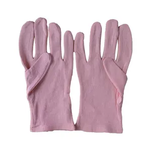 工业防护定制独特颜色透气耐切割安全工作棉针织手套