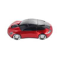 OEM 3D forme de voiture Mini optique 2.4G sans fil USB Interface souris d'ordinateur LED rétro-éclairé orientation droite affaires en gros