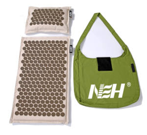 Özelleştirilmiş renk akupunktur dolaşımını masaj matı doğal malzeme akupressur matı seti anti yorgunluk mat - Product Image 2