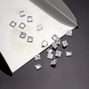 Diamants de laboratoire taille princesse HPHT, taille métrique, en vrac, 0,05 ct, 0,1 ct, 0,2 ct, couleur D, marque <span class=keywords><strong>HUACAN</strong></span>, bijoux - Product Image 1