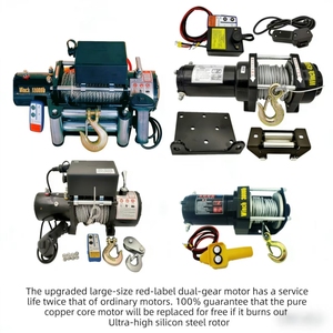 <strong>Electric</strong> <strong>12V</strong> DC 1200W Steel Wire Rope <strong>Winch</strong> (6mm 10m Lifting Height D-Ring End)-13500LBS Capacity Auto/Boat/ATV/UTV/Cranes 4-9m - Product Image 5