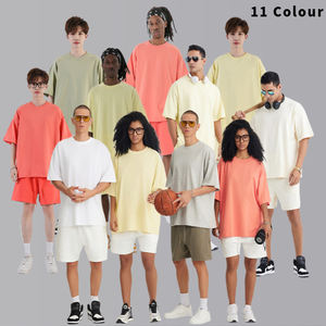 High Quality Custom Printing Oversized Drop Shoulder <b>T</b>-<b>Shirt</b> for Men Heavy Weight Blank Cotton Street Wear Knitted Fabric - Product Image 6