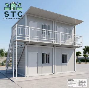 Casas Prefabricadas de <span class=keywords><strong>1</strong></span>, 2 y 3 Pisos, Casa Contenedor de 20 pies, Paneles Sándwich, Oficina en Casa, Casa Modular, Edificio de Acero, Dormitorio - Product Image 1