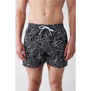 Pantalones cortos de <span class=keywords><strong>surf</strong></span> para hombre al por mayor, bañador en blanco de color azul con bolsillo - Product Image 6