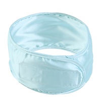 BELLE WORLD Vente en gros Nouveau Bandeau en satin de luxe réglable pour femme, en mousse et maille soyeuse, pour maquillage, sport et gym, Accessoires capillaires