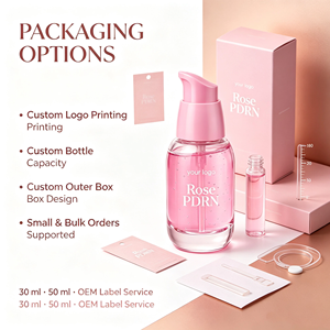 PDRN Rose <b>Serum</b> Lightweight <b>Face</b> <b>Serum</b> with Moisturizing Formula Skin Care Essence OEM Manufacturer - Product Image 4