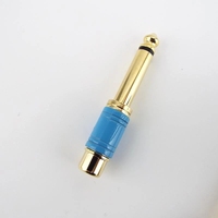 Prise Jack 6.5mm mâle Mono vers prise RCA femelle convertisseur 6.35mm adaptateur Audio connecteur prise 1/4 "mélangeur de son plaqué or