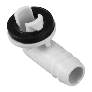 Adaptador <span class=keywords><strong>de</strong></span> Drenaje para Aire Acondicionado <span class=keywords><strong>de</strong></span> Ventana, Conector <span class=keywords><strong>de</strong></span> Manguera <span class=keywords><strong>de</strong></span> Plástico Liso con Accesorios en C, Codo con Anillo <span class=keywords><strong>de</strong></span> Goma Antiderrames - Product Image 2