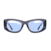Lunettes de soleil rectangulaires Finewell 01011S avec logo personnalisé, monture intégrale en acétate, nouvelle collection 2025, luxe rétro, petite monture fine, polarisées UV