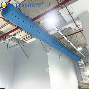Sistema de Distribución de Aire HVAC Flexible de Diseño Industrial, <span class=keywords><strong>Conductos</strong></span> <span class=keywords><strong>Textiles</strong></span> para Ventilación Exterior y Calefacción para Uso en Hospitales y Escuelas - Product Image 2