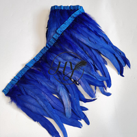 Vente en gros de franges de plumes de coq de différentes couleurs, 25-30 cm, pour les décorations de costumes de samba, de carnaval et de festival