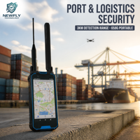 Detector de Drones Portátil con Posicionamiento 900+ FPV 100MHz-6GHz RID (Identificación Remota)