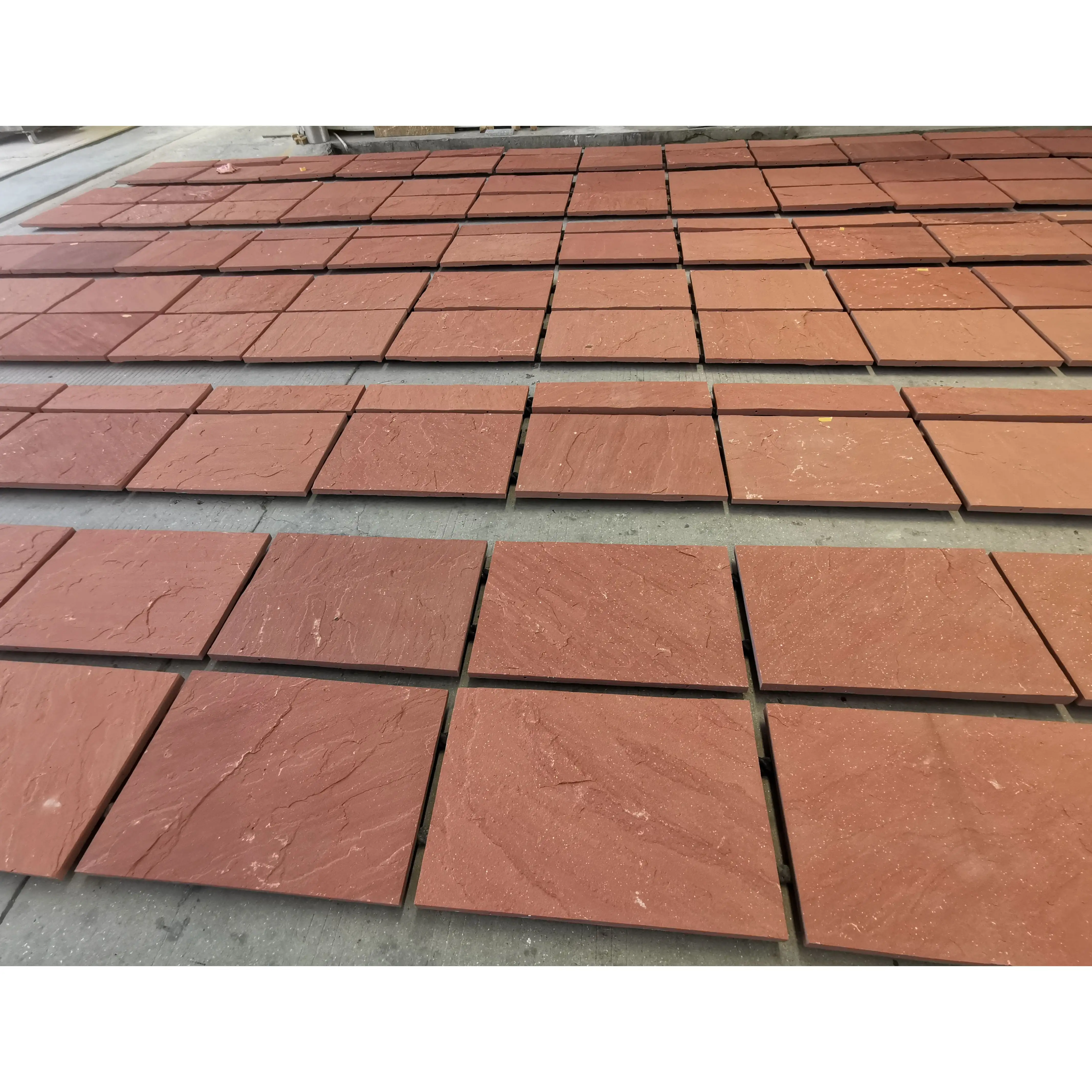 Cheap Red Sandstone Factory Wholesale Sandstone Pavestone Natural Stone for Wall Cladding Fashionable Floor Tiles Cut to Size