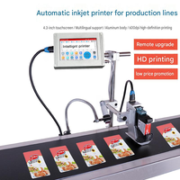 Machine de codage à jet d'encre TIJ intelligente en ligne pour la production automatique, impression de date, numéro de lot, code-barres, code QR